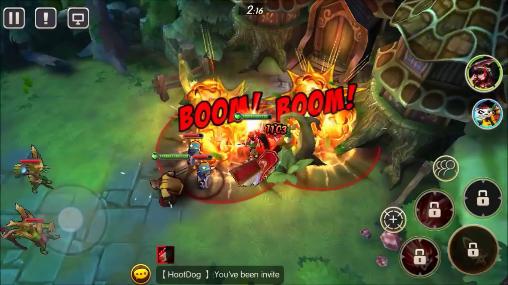Gameplay of the Burst horde for Android phone or tablet.