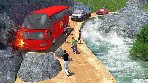 Bus racing: Offroad 2018 - Android game screenshots.