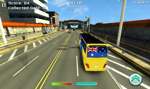 Gameplay of the Bus battle: Global championship for Android phone or tablet.
