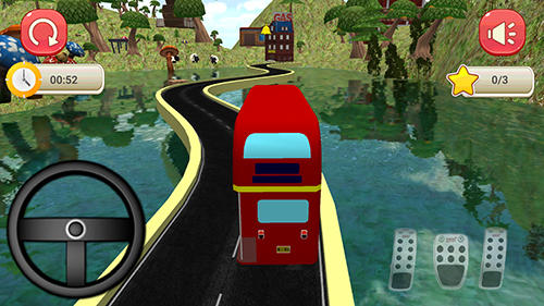 Gameplay of the Bus simulator racing for Android phone or tablet.