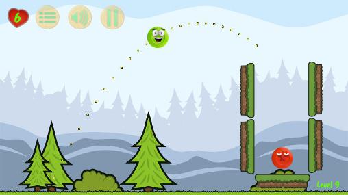 Gameplay of the Button jump for Android phone or tablet.