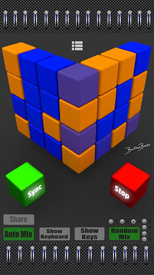 Gameplay of the Buttonbass trap cube for Android phone or tablet.