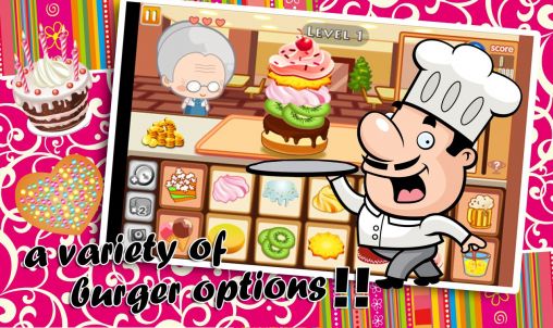 Gameplay of the Cake: Cooking games for Android phone or tablet.