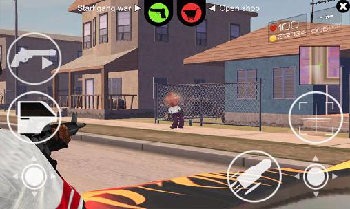 Gameplay of the California straight 2 Compton for Android phone or tablet.