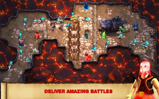 Gameplay of the Call of defense TD for Android phone or tablet.