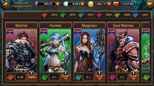 Gameplay of the Call of dungeon for Android phone or tablet.