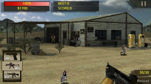 Gameplay of the Call of frontier for Android phone or tablet.