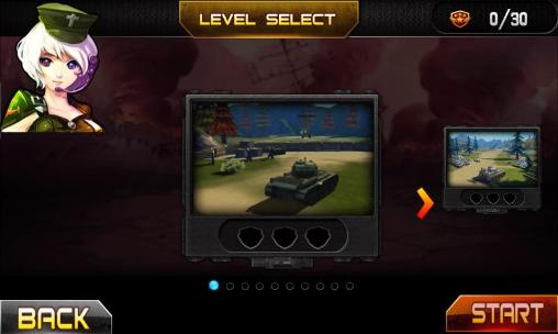 Gameplay of the Call of tank for Android phone or tablet.