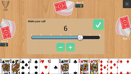 Callbreak multiplayer - Android game screenshots.