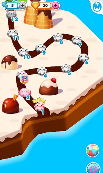 Gameplay of the Candy blast mania: Summer for Android phone or tablet.