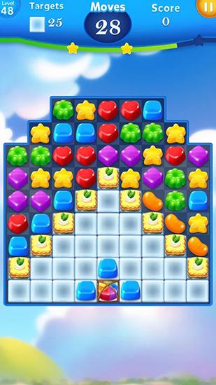 Gameplay of the Candy gummy for Android phone or tablet.