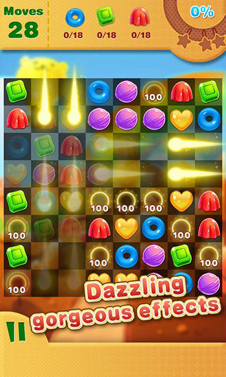 Gameplay of the Candy happy for Android phone or tablet.