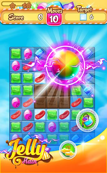 Gameplay of the Candy jelly rain: Mania for Android phone or tablet.