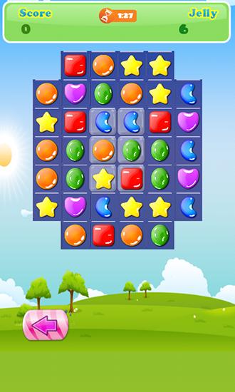 Gameplay of the Candy match 3 legend: Saga for Android phone or tablet.