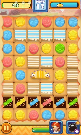 Gameplay of the Candy pop for Android phone or tablet.