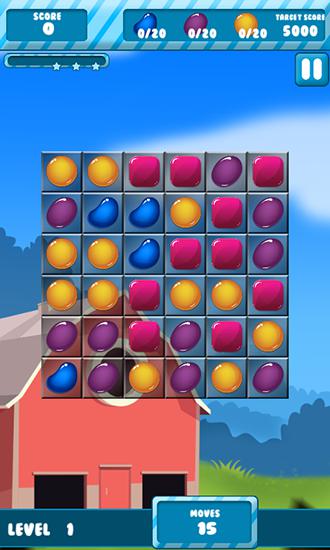 Gameplay of the Candy sugar: Heroes for Android phone or tablet.