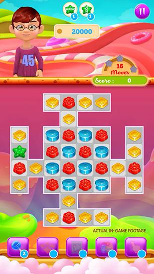 Gameplay of the Candy treats for Android phone or tablet.