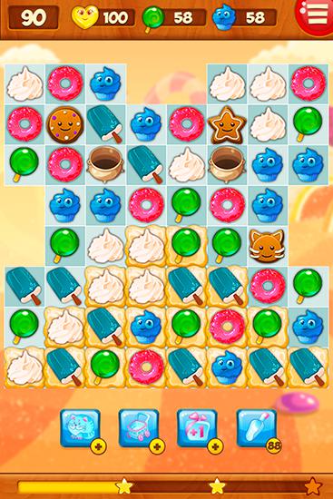 Gameplay of the Candy valley for Android phone or tablet.