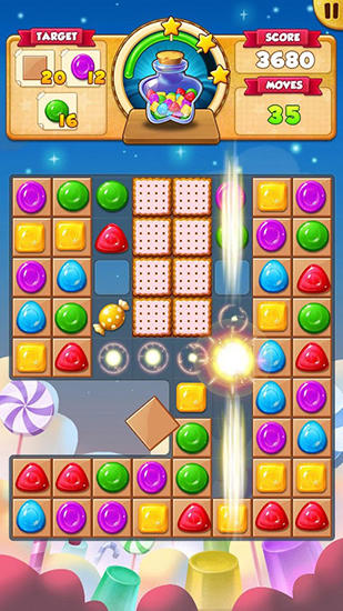 Gameplay of the Candy wish for Android phone or tablet.