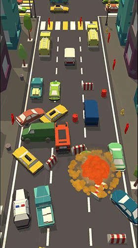 Car bump: Smash hit in smashy Road 3D - Android game screenshots.