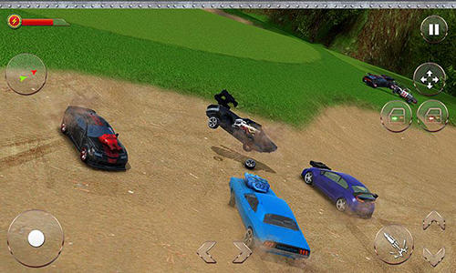 Car crash league 3D - Android game screenshots.