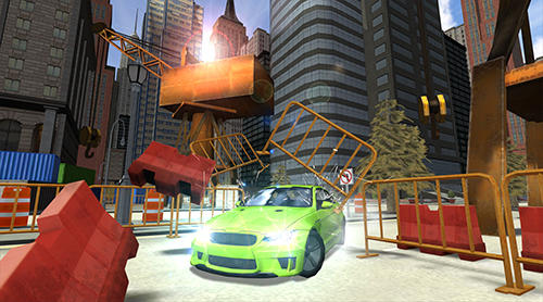 Car driving simulator: NY - Android game screenshots.