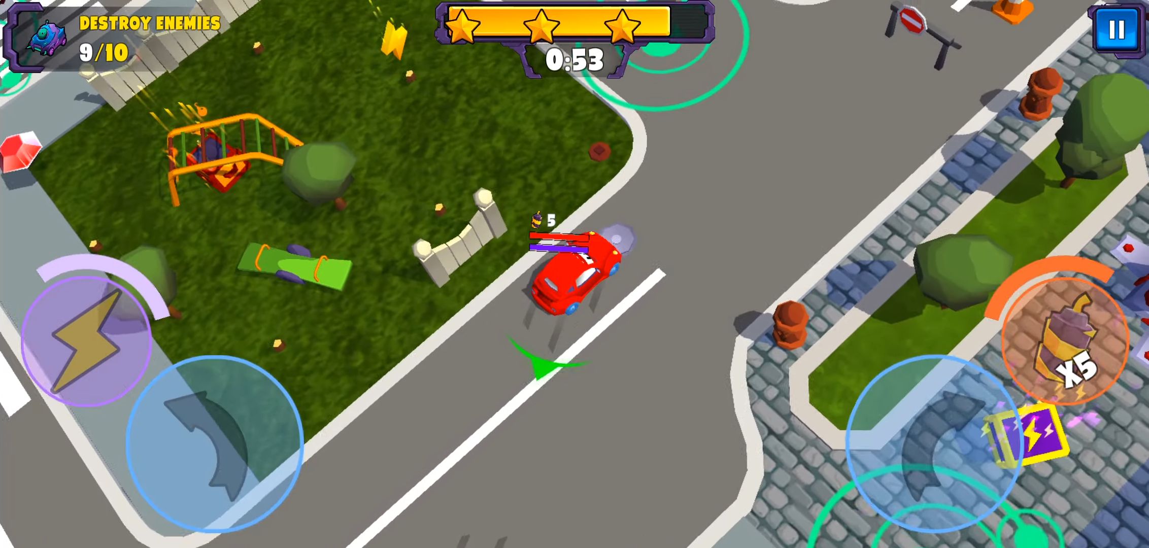 Car Eats Car 5 - Battle Arena - Android game screenshots.
