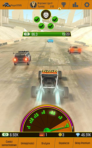 Car racing clicker: Driving simulation idle games - Android game screenshots.