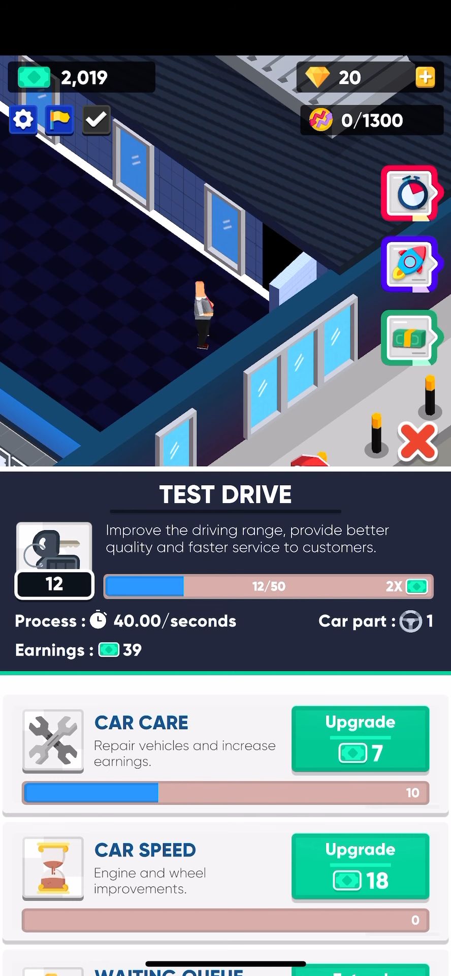 Car Shop Tycoon : Auto Dealer - Android game screenshots.