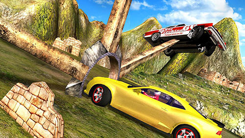 Gameplay of the Car crash derby 2016 for Android phone or tablet.