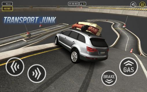 Gameplay of the Car drive AT: Super parkour for Android phone or tablet.