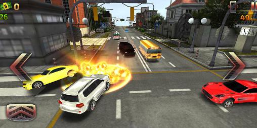 Gameplay of the Car driving: High speed racing for Android phone or tablet.