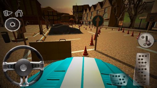 Gameplay of the Car parking 3D for Android phone or tablet.