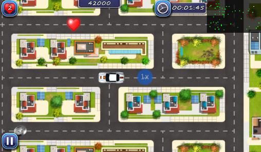 Gameplay of the Car race: Police chase. Escape mania for Android phone or tablet.