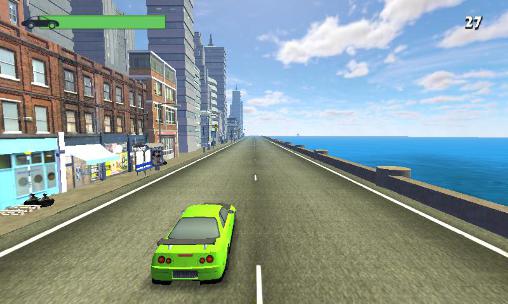 Gameplay of the Car speed racing for Android phone or tablet.