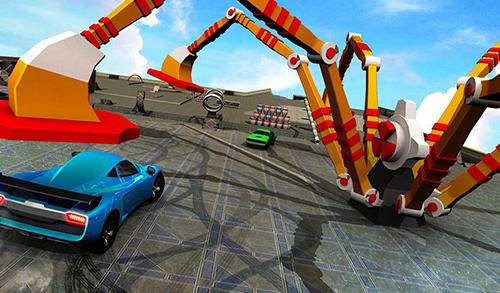 Gameplay of the Car stunts driver 3D for Android phone or tablet.
