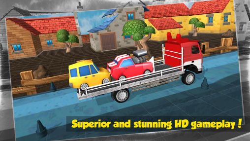 Gameplay of the Car transporter 3D for Android phone or tablet.