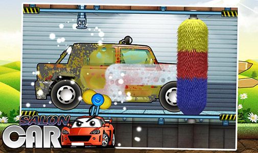 Gameplay of the Car wash and design for Android phone or tablet.