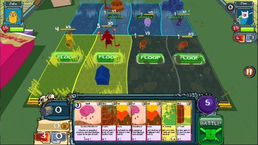 Gameplay of the Card wars: Adventure time v1.11.0 for Android phone or tablet.