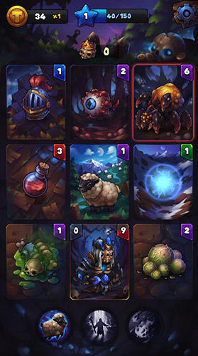 Cards keeper - Android game screenshots.