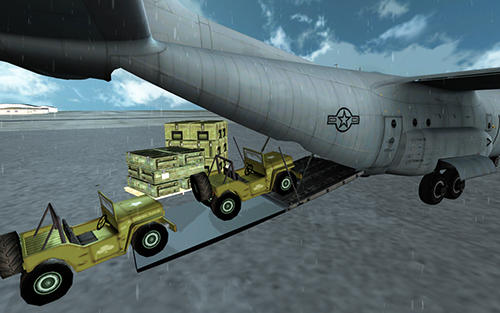 Gameplay of the Cargo airplane simulator 2017 for Android phone or tablet.