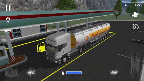 Gameplay of the Cargo transport simulator for Android phone or tablet.
