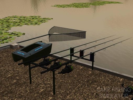 Gameplay of the Carp fishing simulator for Android phone or tablet.