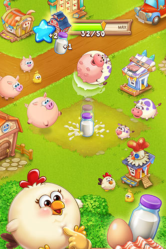 Cartoon farm - Android game screenshots.