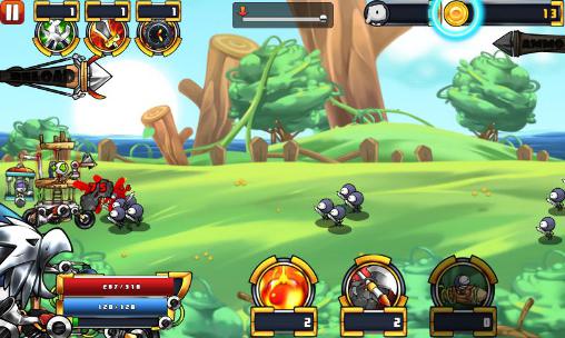 Gameplay of the Cartoon defense 5: An unexpected adventure for Android phone or tablet.