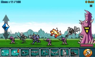 Gameplay of the Cartoon Wars for Android phone or tablet.