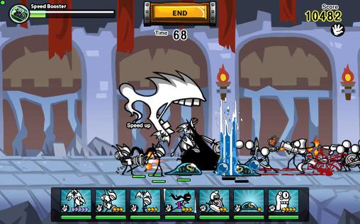 Gameplay of the Cartoon wars 3 for Android phone or tablet.