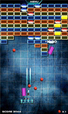 Gameplay of the Casse-Briques for Android phone or tablet.
