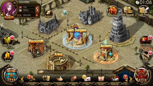 Gameplay of the Cast and conquer for Android phone or tablet.