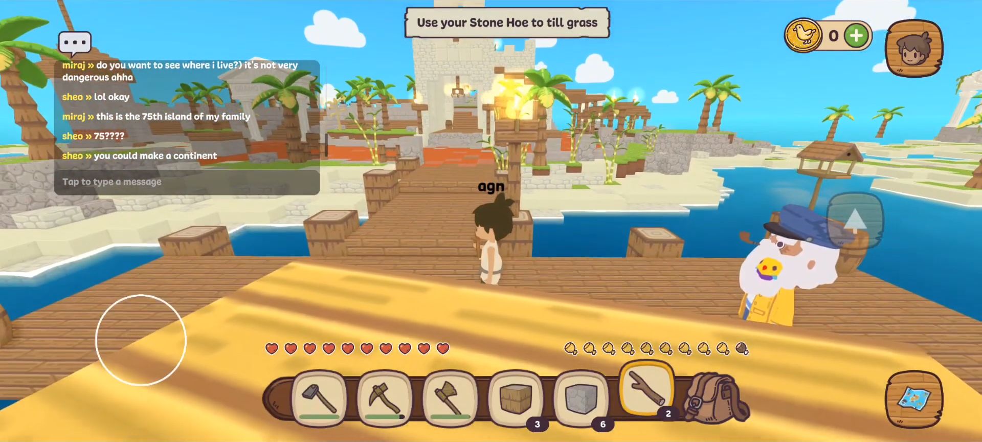 Castaways - Android game screenshots.